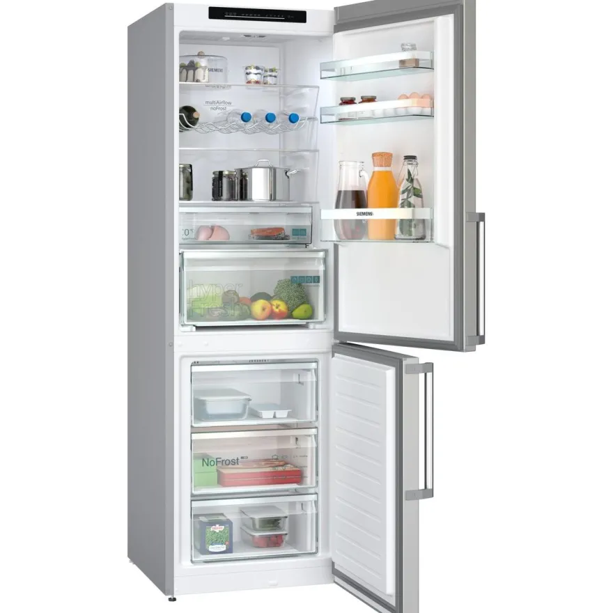 Jääkaappipakastin Siemens iQ300 KG36NVIDT, 60cm, 218/103 l, teräs