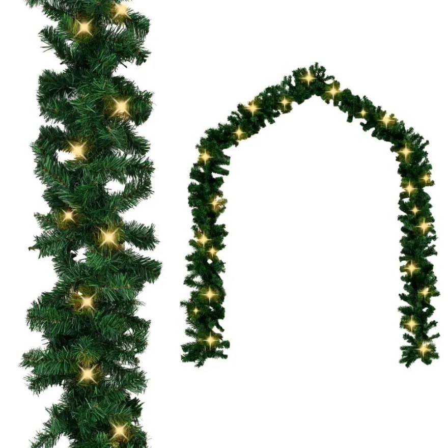 Jouluköynnös LED-valoilla, 5 m