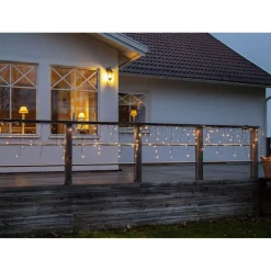 Jääpuikkovalosarja Star Trading Serie LED Crispy Ice White, 480 valoa, 11900x550mm