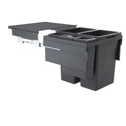 Jätevaunu Savo EURO CARGO, 60cm, 2x38+1x12+1x2.5 l