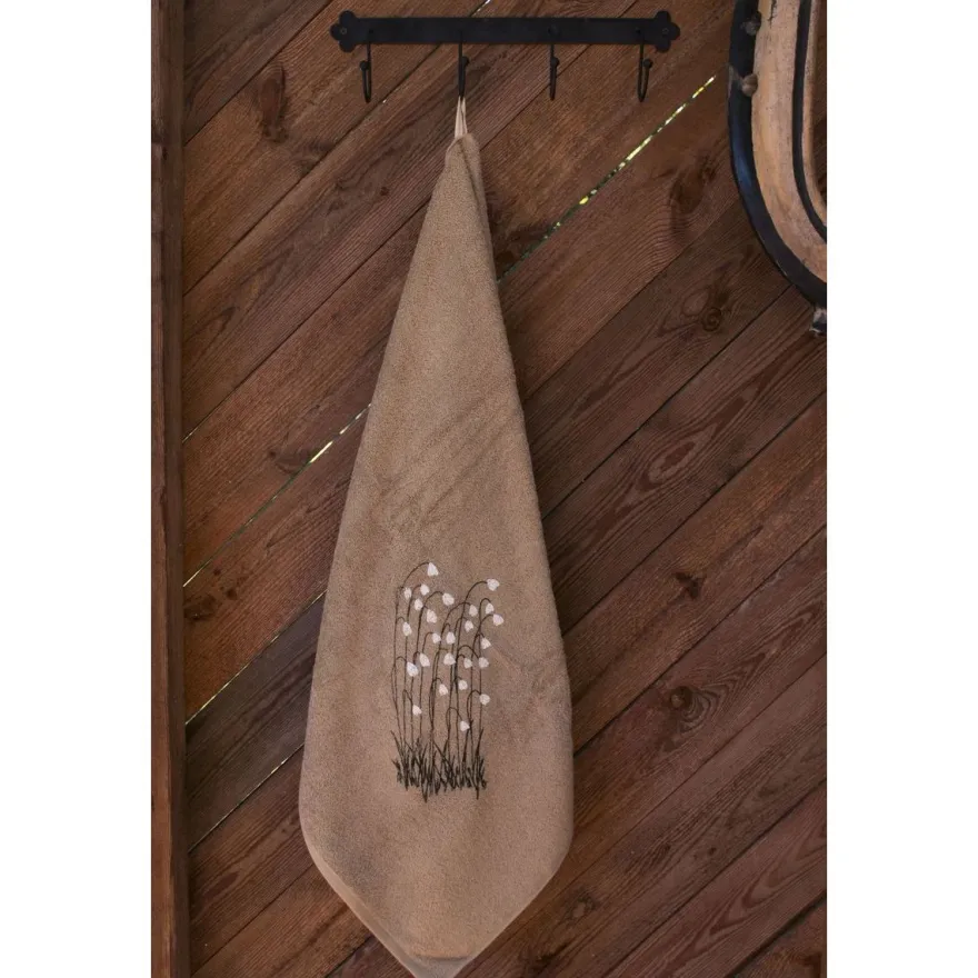 Jättipyyhe Pikkupuoti Suovilla, 100x150cm, beige