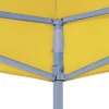 Juhlateltan katto 4x3 m keltainen 270 g/m²