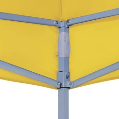 Juhlateltan katto 4x3 m keltainen 270 g/m²