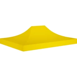 Juhlateltan katto 4x3 m keltainen 270 g/m²