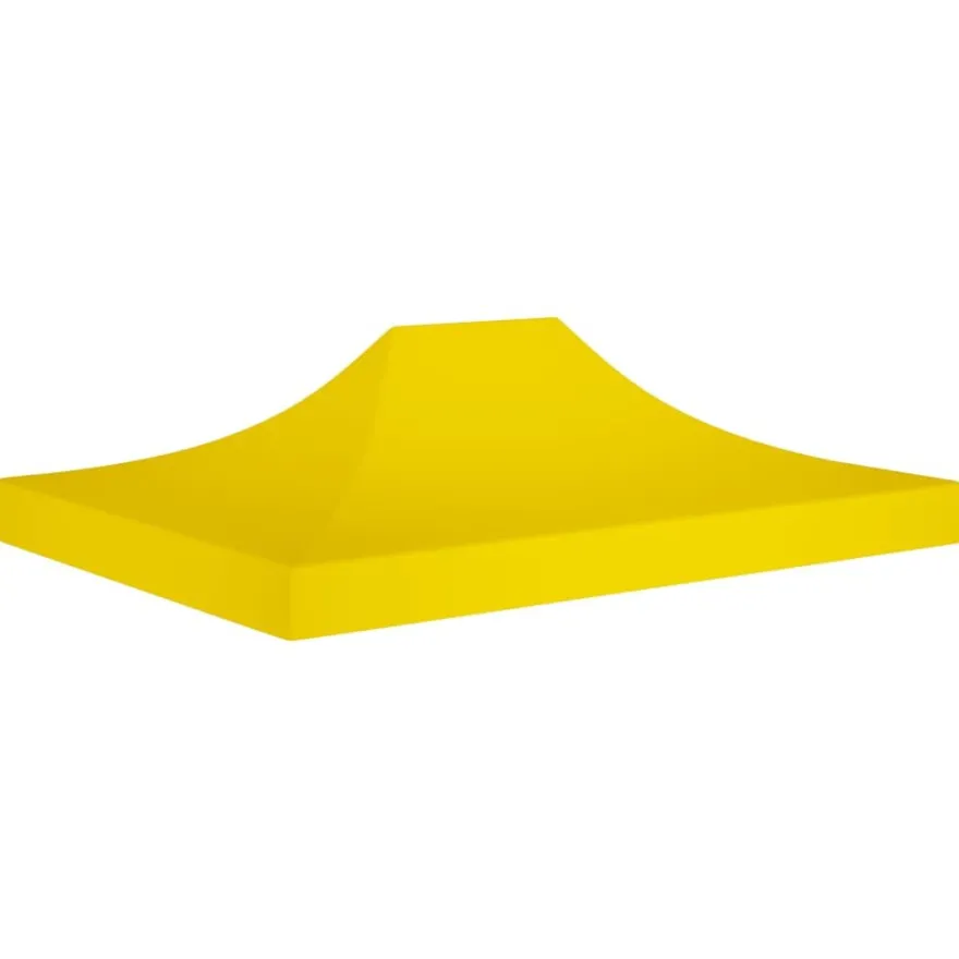 Juhlateltan katto 4x3 m keltainen 270 g/m²