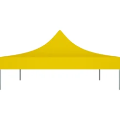 Juhlateltan katto 4x3 m keltainen 270 g/m²