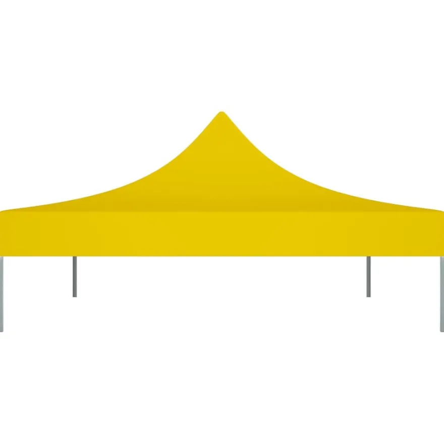 Juhlateltan katto 4x3 m keltainen 270 g/m²