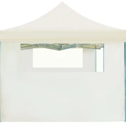 Juhlateltta Pop-up kokoontaitettava, 5 sivuseinää, 3x9m, kerma