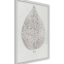Juliste Artgeist Azur Leaf, kehyksillä, eri kokoja
