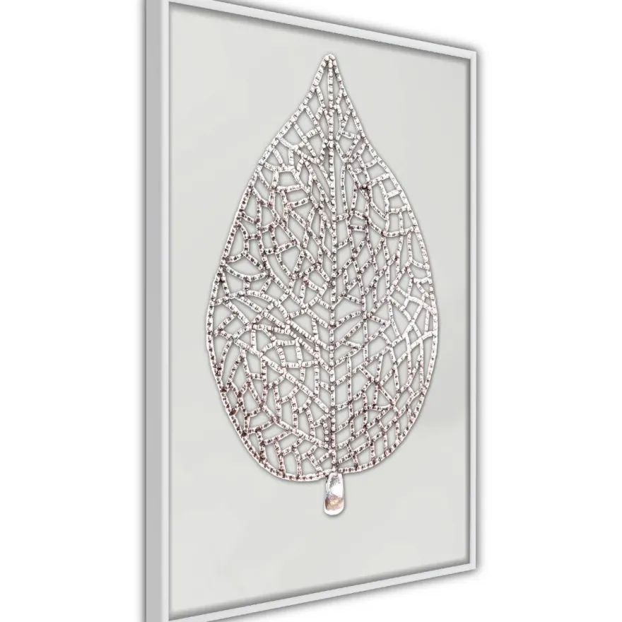 Juliste Artgeist Azur Leaf, kehyksillä, eri kokoja