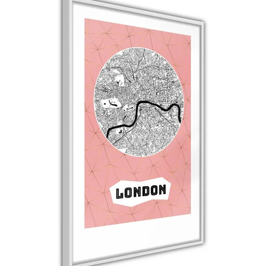 Juliste Artgeist Central London, kehyksillä, eri kokoja