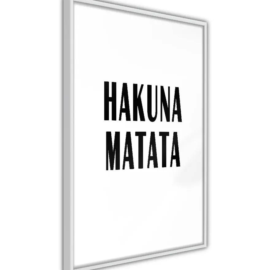 Juliste Artgeist Hakuna Matata, kehyksillä, eri kokoja