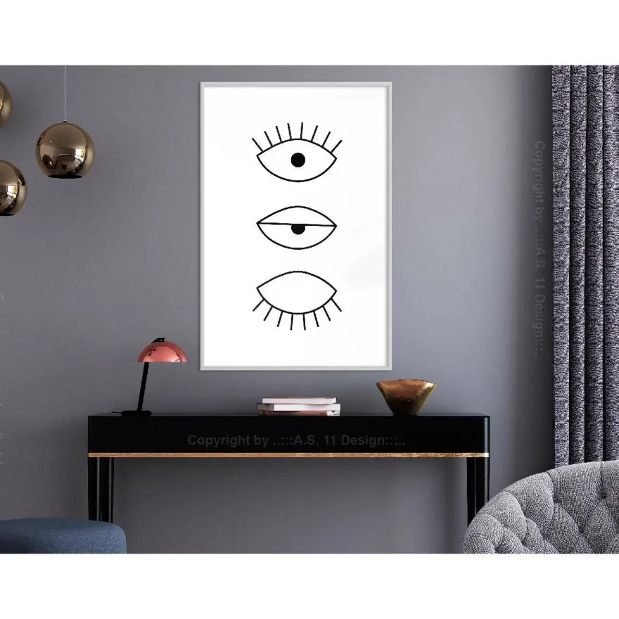 Juliste Artgeist In the Blink of an Eye, kehyksillä, eri kokoja