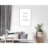 Juliste Artgeist Keep Life Simple, kehyksillä, eri kokoja