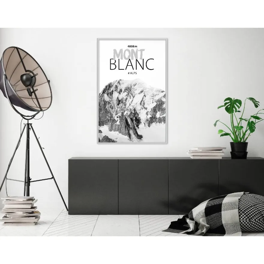 Juliste Artgeist Mont Blanc, kehyksillä, eri kokoja