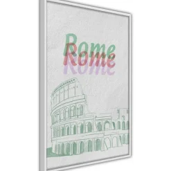 Juliste Artgeist Rome in Watercolours, kehyksillä, eri kokoja