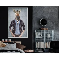 Juliste Artgeist Zebra Ewa, kehyksillä, eri kokoja