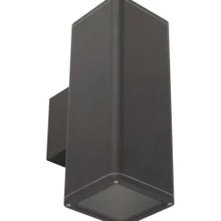 Julkisivuvalaisin M-Light Pillar Duo nelikulmainen, ylös/alas, musta