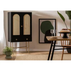 Kaappi Linento Furniture Cliff 150 musta