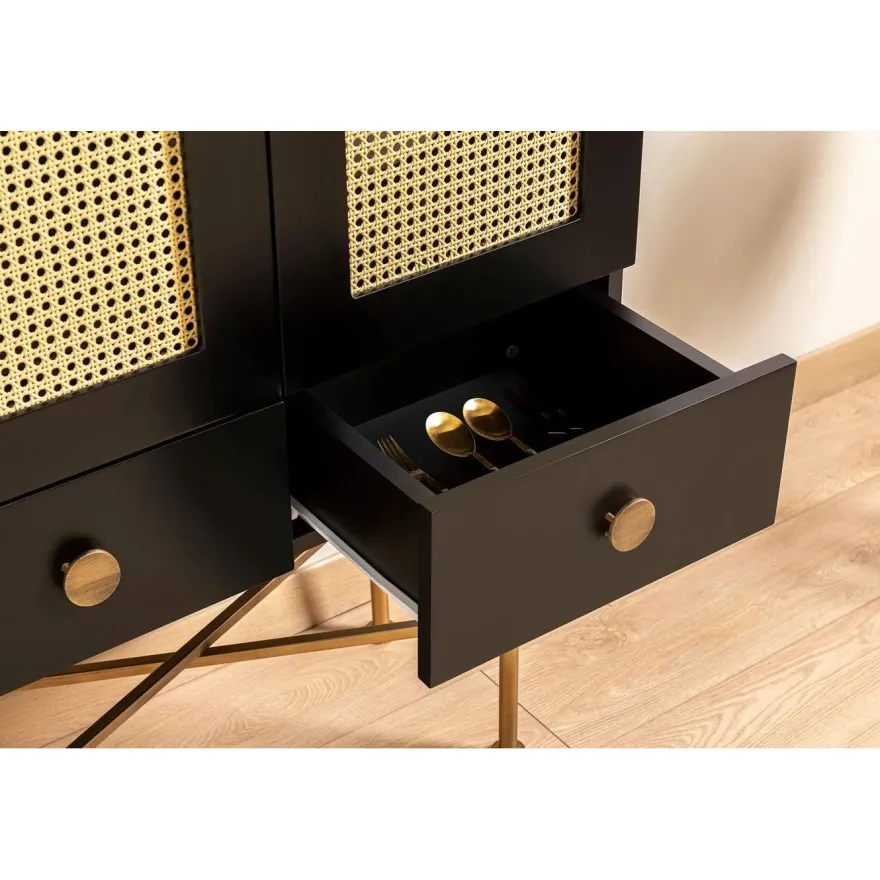 Kaappi Linento Furniture Cliff 150 musta
