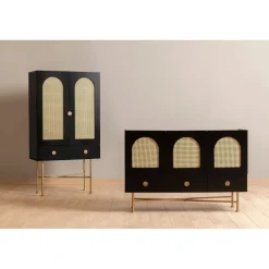 Kaappi Linento Furniture Cliff 150 musta