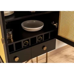 Kaappi Linento Furniture Cliff 150 musta