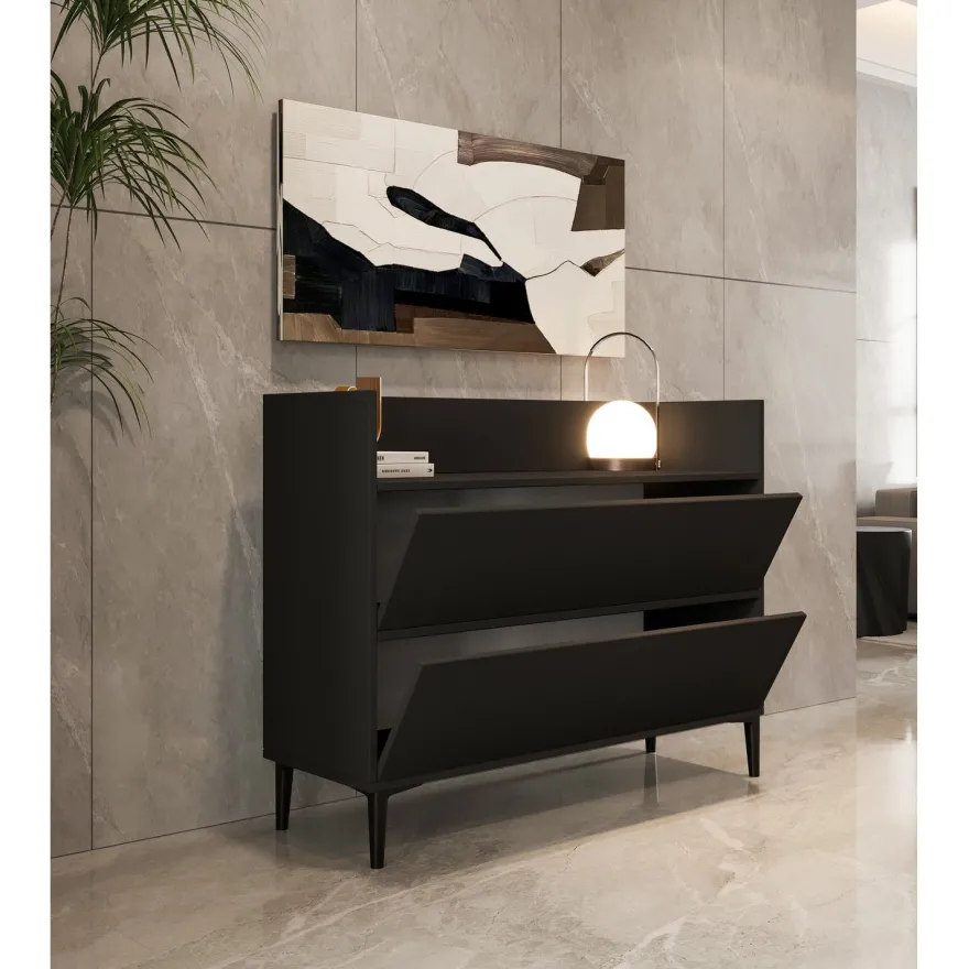 Kaappi Linento Furniture Gale, antrasiitti