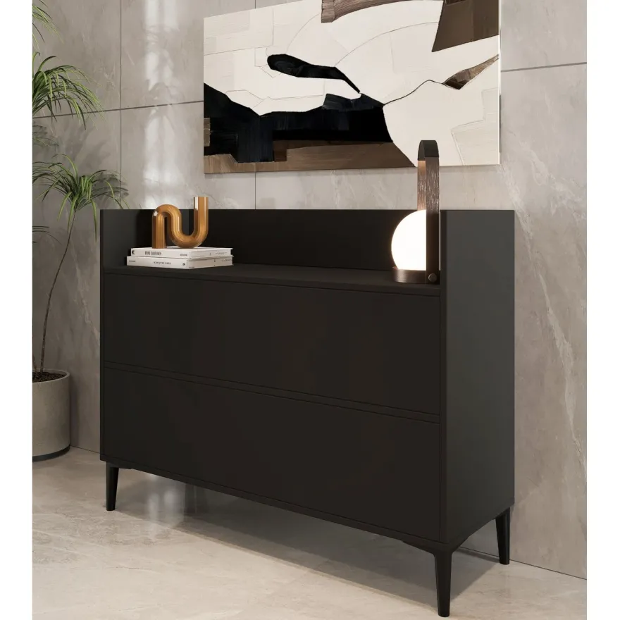 Kaappi Linento Furniture Gale, antrasiitti