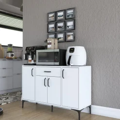 Kaappi Linento Furniture JE136, valkoinen