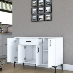 Kaappi Linento Furniture JE136, valkoinen