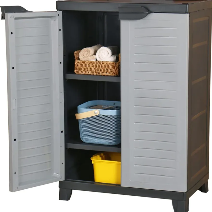 Kaappi muovia 65x45x97 cm (37903)