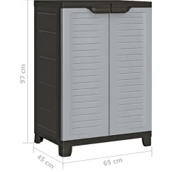 Kaappi muovia 65x45x97 cm (37903)