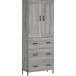 Kaappi tekninen puu, 69,5x34x180 cm, eri värejä ja malleja (31655)