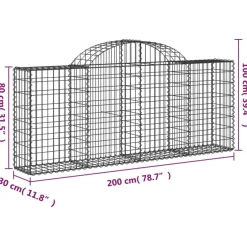 Kaarevat kivikorit, galv.teräs, eri kokoja ja pakkauskokoja