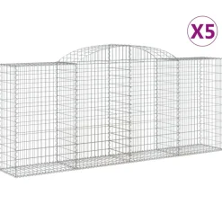 Kaarevat kivikorit, galv.teräs, eri kokoja ja pakkauskokoja