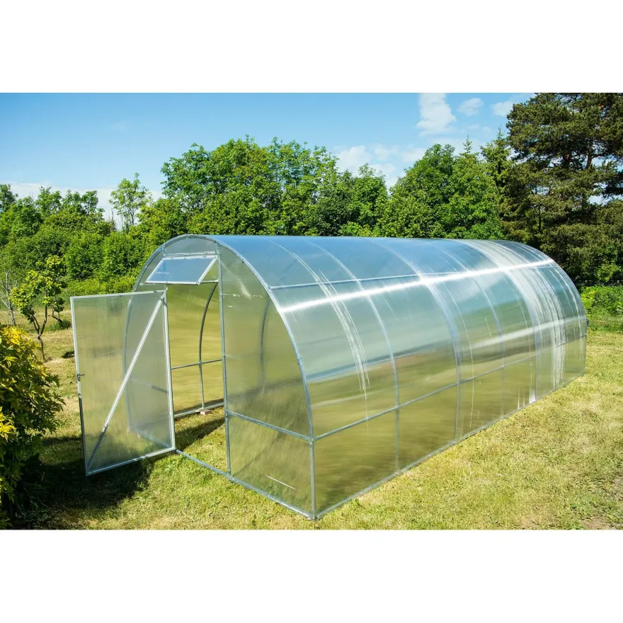 Kaarikasvihuone AB Polar Easy-Up 24 m², 3x8 m, kennolevyllä