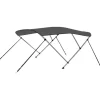 3-kaarinen bimini-kate, antrasiitti 183x180x137 cm