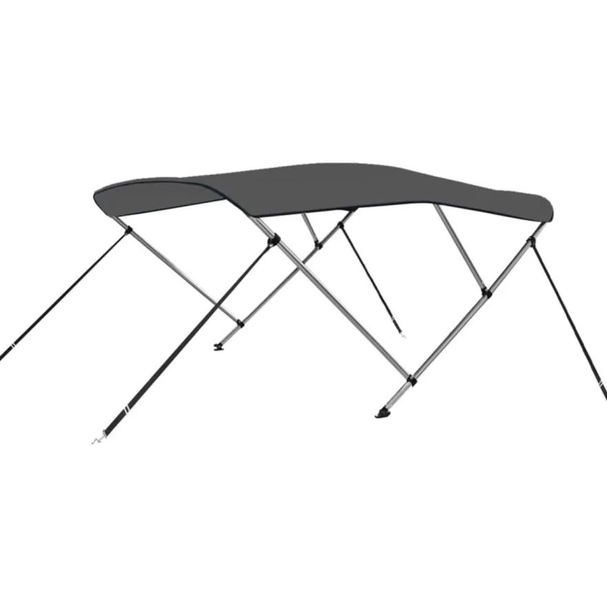 3-kaarinen bimini-kate, antrasiitti 183x180x137 cm