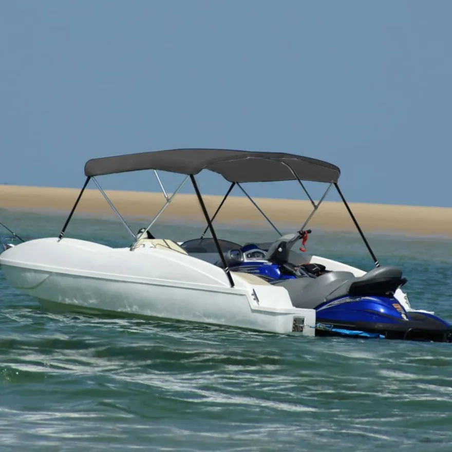 3-kaarinen bimini-kate, antrasiitti 183x180x137 cm
