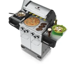 Kaasugrilli Broil King Regal S 490 IR, 4 poltinta, sivukeitin infrapunalla, varraspaahdin