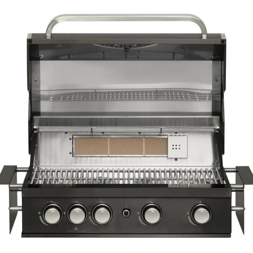 Kaasugrilli Mustang Black Pearl 4 built-in, 4 poltinta, upotettava, musta