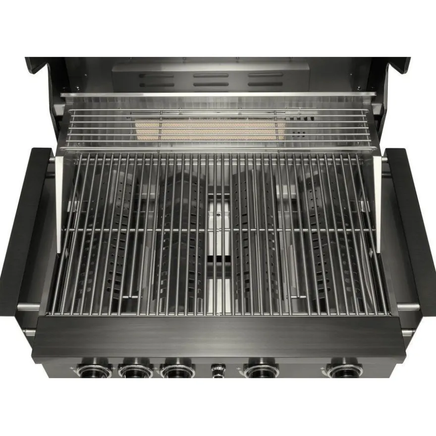Kaasugrilli Mustang Black Pearl 4 built-in, 4 poltinta, upotettava, musta