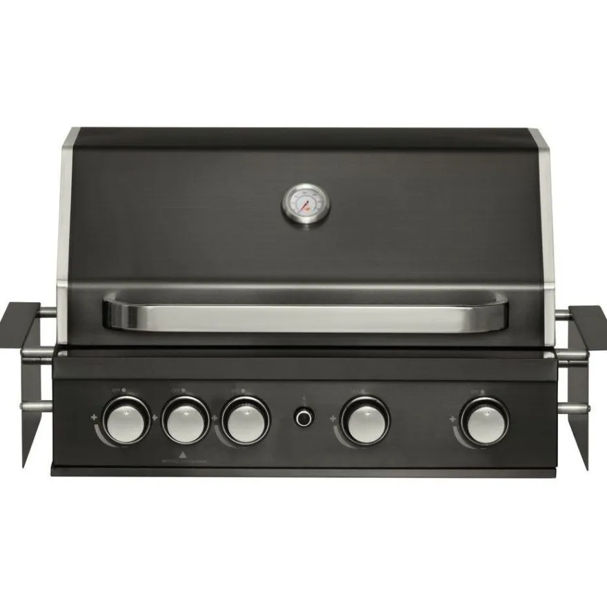Kaasugrilli Mustang Black Pearl 4 built-in, 4 poltinta, upotettava, musta