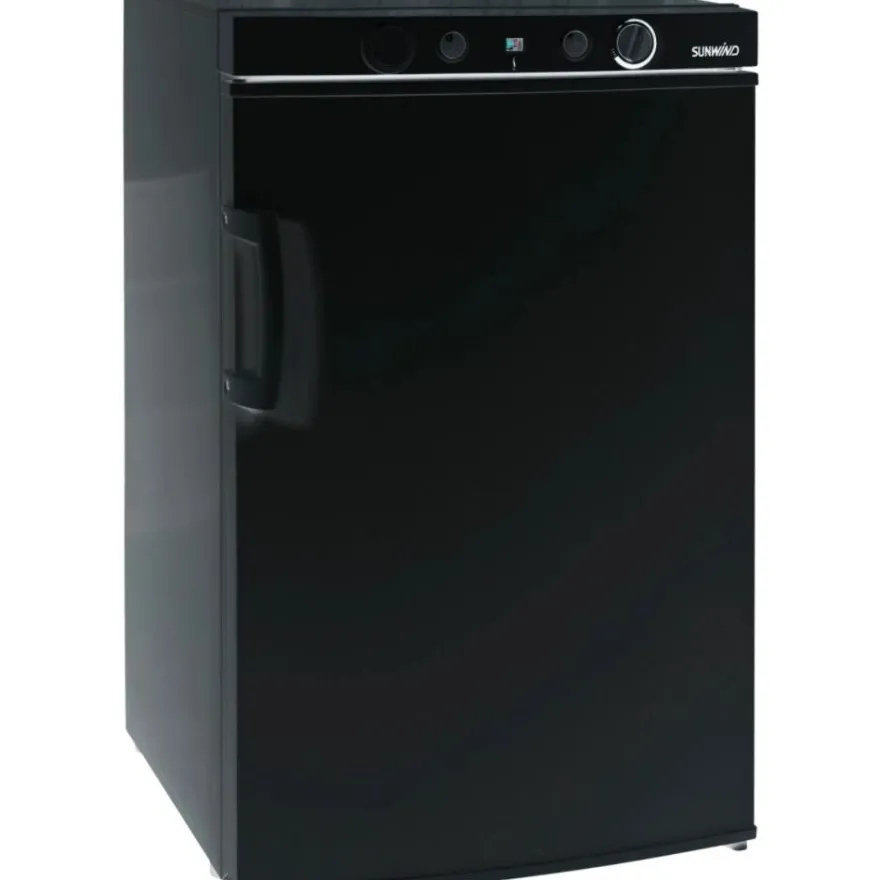 Kaasujääkaappi pakastelokerolla Sunwind Ventus 100TC, 52cm, 85/10 l, musta