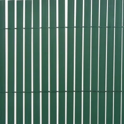 Kaksipuolinen puutarha-aita, PVC, 90x300cm, vihreä