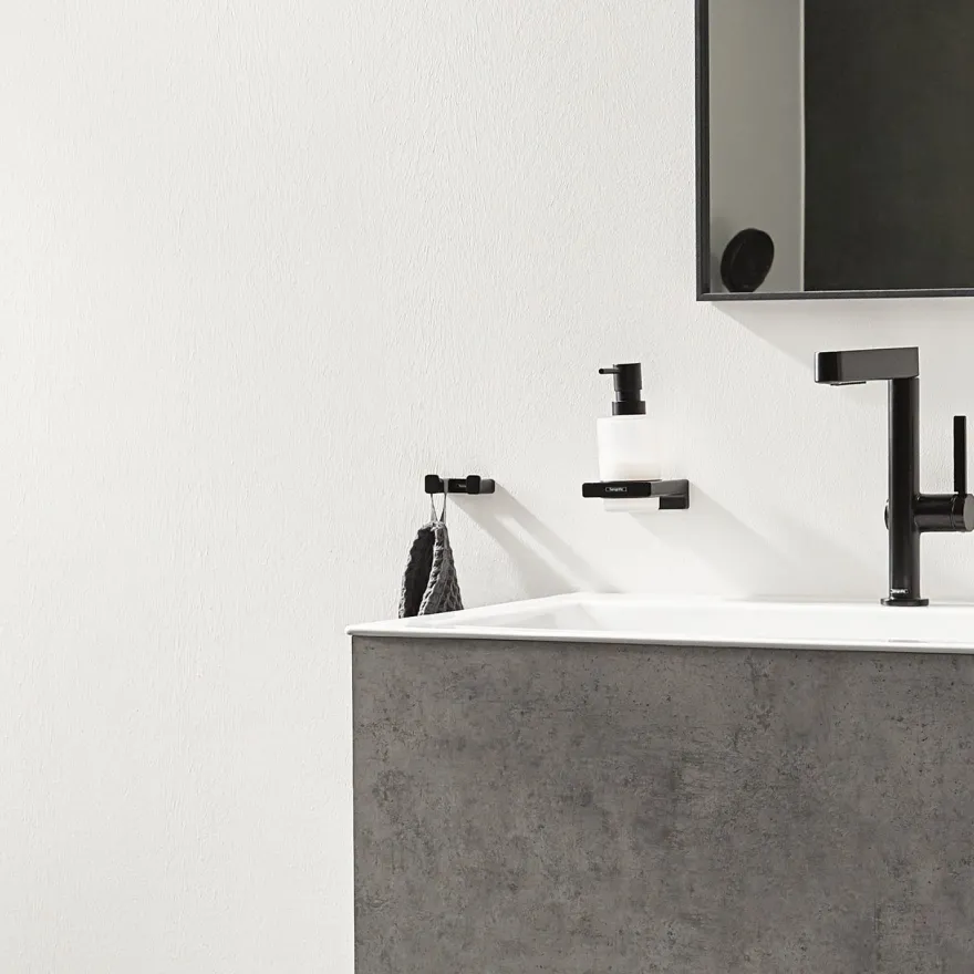 Kaksoispyyhekoukku Hansgrohe AddStoris Q, eri värejä
