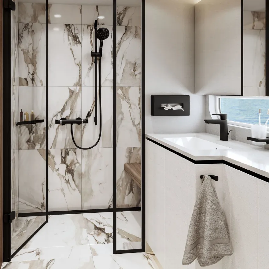 Kaksoispyyhekoukku Hansgrohe AddStoris Q, eri värejä