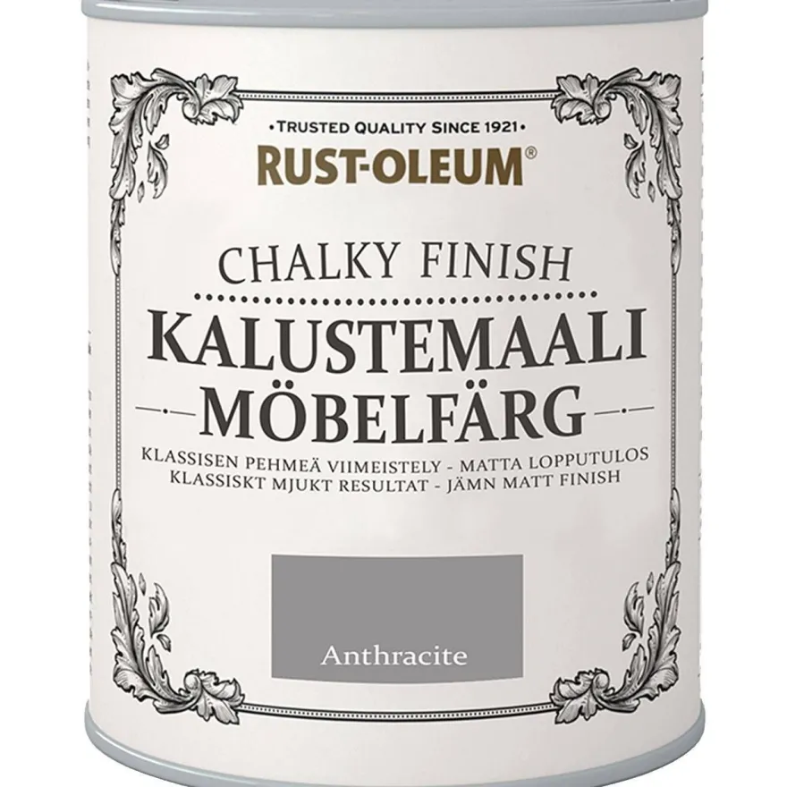 Kalustemaali Rust-Oleum Chalky Finish, 750ml, eri värivaihtoehtoja