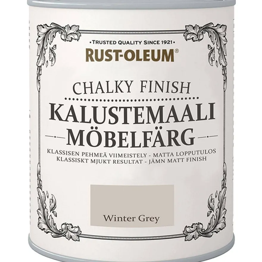 Kalustemaali Rust-Oleum Chalky Finish, 750ml, eri värivaihtoehtoja