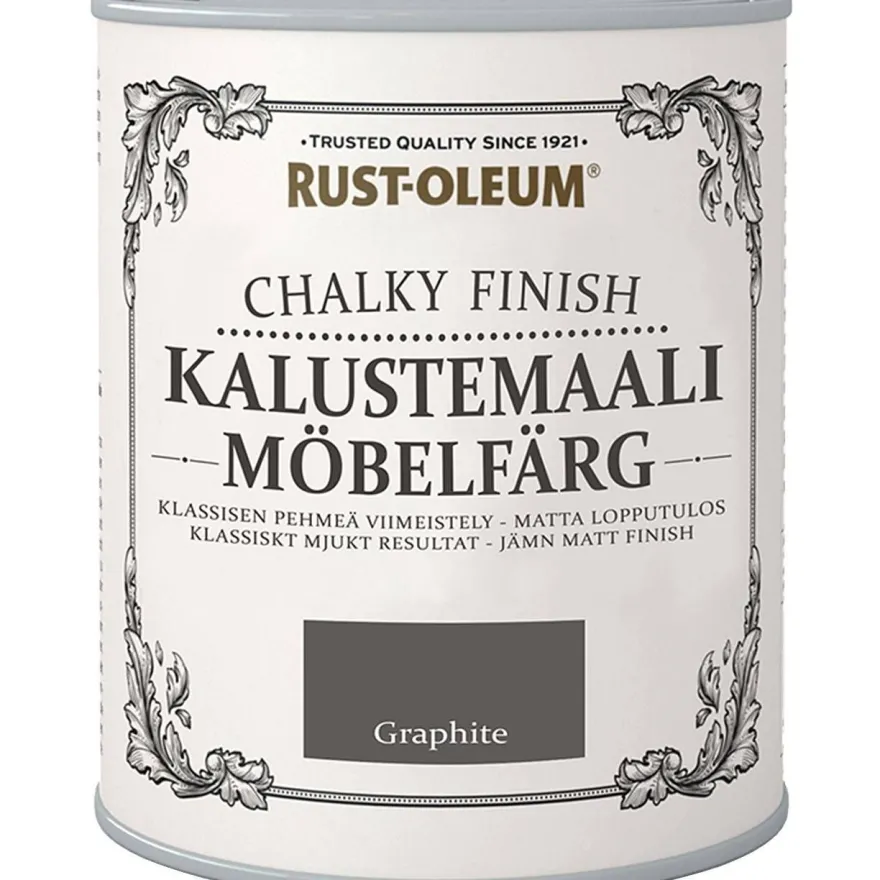 Kalustemaali Rust-Oleum Chalky Finish, 750ml, eri värivaihtoehtoja